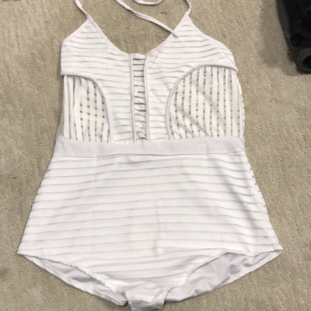 White women’s bathing suit